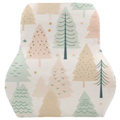 Trees Christmas Car Seat Back Cushion  by Ravend