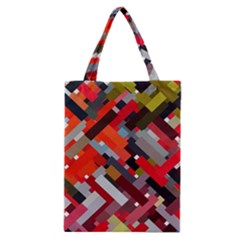 Maze Mazes Fabric Fabrics Color Classic Tote Bag by Sarkoni