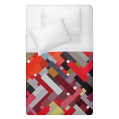 Maze Mazes Fabric Fabrics Color Duvet Cover (single Size) by Sarkoni