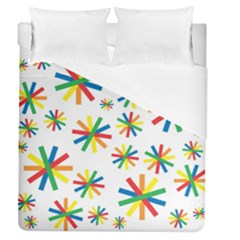 Celebrate Pattern Colorful Design Duvet Cover (queen Size) by Ravend