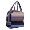Horizontal Line Strokes Color Lines Boxy Hand Bag View3