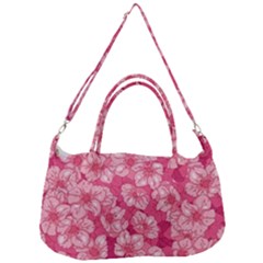 Cute Pink Sakura Flower Pattern Removable Strap Handbag by Pakjumat
