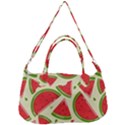 Cute Watermelon Seamless Pattern Removable Strap Handbag View1