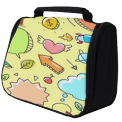 Cute Sketch Child Graphic Funny Full Print Travel Pouch (big) by Hannah976