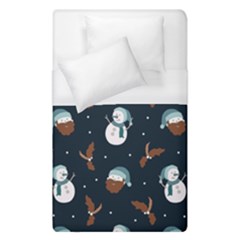 Santa Snowman Duvet Cover (single Size) by ConteMonfrey
