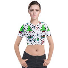 It`s Cold Outside  Short Sleeve Cropped Jacket by ConteMonfrey