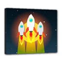 Rocket Take Off Missiles Cosmos Deluxe Canvas 24  x 20  (Stretched) View1