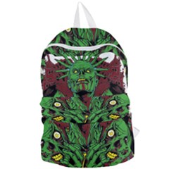 Zombie Star Monster Green Monster Foldable Lightweight Backpack by Sarkoni