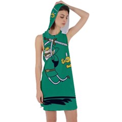 Adventure Time The Legend Of Zelda Racer Back Hoodie Dress by Sarkoni