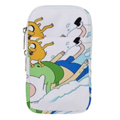 Adventure Time Finn And Jake Snow Waist Pouch (large) by Sarkoni