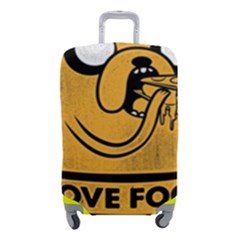 Adventure Time Jake  I Love Food Luggage Cover (small) by Sarkoni