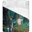 Anime My Neighbor Totoro Jungle Natural Duvet Cover (California King Size) View1