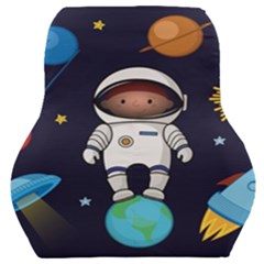 Boy Spaceman Space Rocket Ufo Planets Stars Car Seat Back Cushion  by Ndabl3x