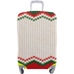 Merry Christmas Happy New Year Luggage Cover (large) by artworkshop