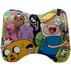 Adventure Time Finn  Jake Head Support Cushion by Bedest