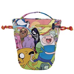 Adventure Time Finn  Jake Drawstring Bucket Bag by Bedest