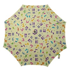 Seamless Pattern Musical Note Doodle Symbol Hook Handle Umbrellas (small) by Hannah976