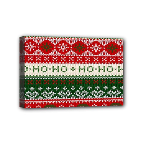 Ugly Sweater Merry Christmas  Mini Canvas 6  X 4  (stretched) by artworkshop