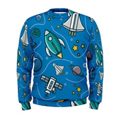 About Space Seamless Pattern Men s Sweatshirt by Hannah976