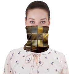 Golden Mosaic Tiles  Face Covering Bandana (adult) by essentialimage