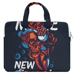 Make Devil Discovery  Macbook Pro 16  Double Pocket Laptop Bag  by Saikumar