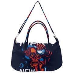 Make Devil Discovery  Removable Strap Handbag by Saikumar