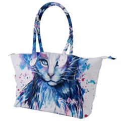 Cat Canvas Shoulder Bag by saad11