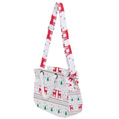 Christmas Rope Handles Shoulder Strap Bag by saad11