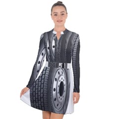 Tire Long Sleeve Panel Dress by Ket1n9
