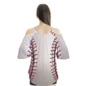Baseball Flutter Sleeve T-Shirt  View2