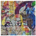 Graffiti Mural Street Art Painting Wooden Puzzle Square View1