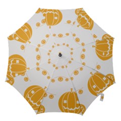 Pumpkin Halloween Deco Garland Hook Handle Umbrellas (small) by Ket1n9