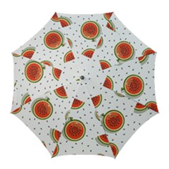 Seamless Background Pattern-with-watermelon Slices Golf Umbrellas by Ket1n9
