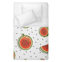 Seamless Background Pattern-with-watermelon Slices Duvet Cover (single Size) by Ket1n9