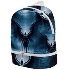 Rising Angel Fantasy Zip Bottom Backpack by Ket1n9