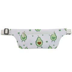 Cute Seamless Pattern With Avocado Lovers Active Waist Bag by Ket1n9