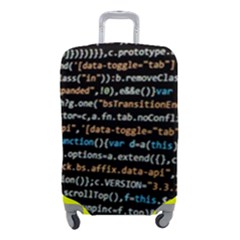 Close Up Code Coding Computer Luggage Cover (small) by Hannah976