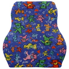 Grateful Dead Bears Pattern Car Seat Velour Cushion  by Cendanart
