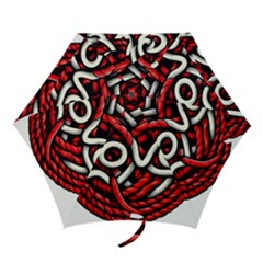 Love Rope Cartoon Mini Folding Umbrellas by Bedest
