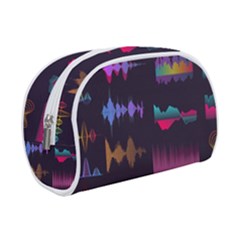 Colorful Sound Wave Set Make Up Case (small) by Bedest