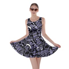 Morty Dark Frizzle Letter 2 Skater Dress by CoolDesigns