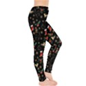 Christmas Time Red Snowing Leggings  View4