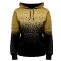 Gold Shinny Glitter Black Pattern Pullover Hoodie View1