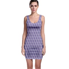 Purple Abstract Geometric Pattern Bodycon Dress by CoolDesigns