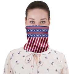 Eagle Red Stripes Seamless Face Mask Bandanas For Dust Outdoor (adult) by CoolDesigns
