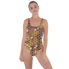 Bee Honeycombs Brown Honey Insect Bring Sexy Back Swimsuit by CoolDesigns