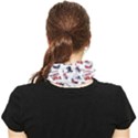 I Love USA Seamless Red Face Covering Ear Loops Bandana (Two Sides) View2