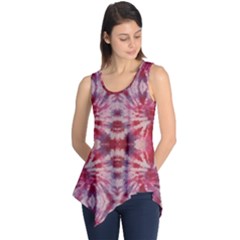 Red Tie Dye Tunic Top by CoolDesigns