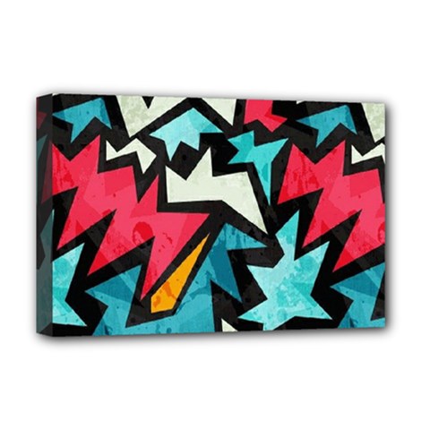 Abstract, Colorful, Colors Deluxe Canvas 18  X 12  (stretched) by nateshop