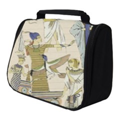 Egyptian Paper Woman Dress Design Full Print Travel Pouch (small) by Proyonanggan